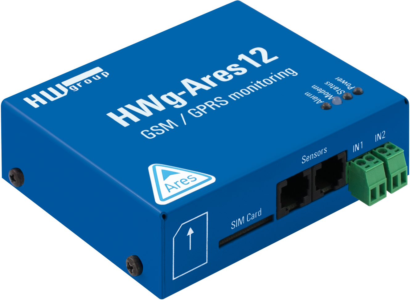 HWg-Ares 12 GSM remote monitoring device untuk lokasi tanpa jaringan LAN